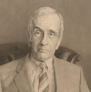 Portrait of Sidney by artist Bob Tulloch, 1984