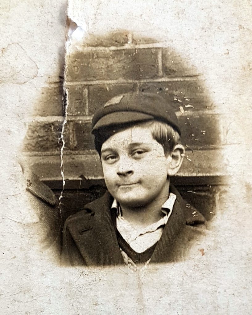 Sidney as young boy